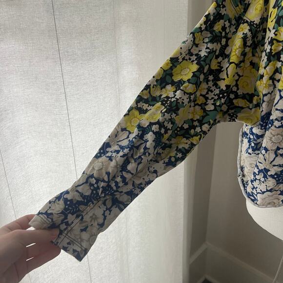 FREE PEOPLE Movement Inspire Layer Print Full Bloom Neon - Picture 5 of 7